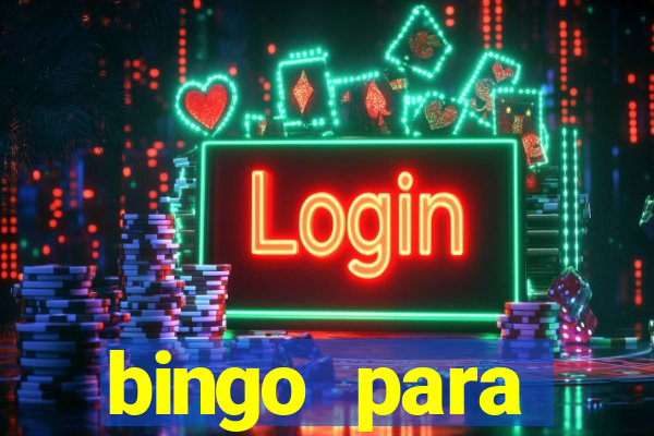 bingo para despedida de solteira para imprimir